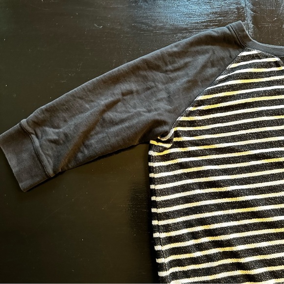 Ralph Lauren XXL 2X Black and White 3/4th length Sleeve Crewneck Sweater Zipper - Picture 5 of 8